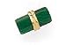 14K Gold and Malachite Tie Tack