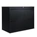 36 Wide Lateral File Cabinets, Two Drawer, Black (ALELA523629BL)