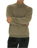 Pronto Uomo Extra Fine Merino Mock Neck Sweater