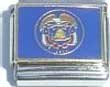Clearly Charming Utah State Flag Italian Charm Bracelet Link