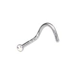 Austrian Crystal AURORA Screw Nose Ring