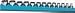 3/8 Shallow Drive Straight Line Organizer - Blue - S3810 by Mechanic's Time Savers - Mechanic's Time Savers - S3810