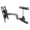 Chief Reaction Single Swing Arm PWR-2045B - Mounting kit ( swing arm ) for flat panel - black - screen size: 37" - 50" - wall-mountable