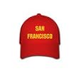 SAN FRANCISCO - City-series - Red Baseball Cap / Hat One Size Fits Most