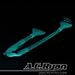Electronics : AC Ryan Roundcables ATA133 60cm UVBlue, 2 Devices (RC5965)