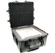 Pelican 1640 Watertight Hard Case with Cubed Foam Interior & 4 Wheels - Desert Tan