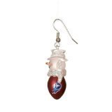 Tennessee Titans Set of 1" Snowman Baseball Earrings - NFL Football