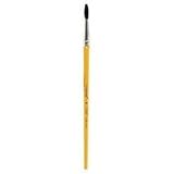Size 8 Round Camel Hair Blend Watercolor Brush, Plastic Handle, Three per Pack