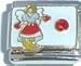 Clearly Charming July Ruby Angel Birthstone Italian Charm