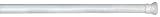 WENKO 19211100 Teleskop-Duschstange - Aluminium, Ø 2 cm, 70-115 cm, weiß