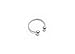 316L Surgical Steel Circular Barbell Horseshoe 18g