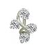 Buy Body Jewelry - Pretty reverse loop belly rings by GlitZ JewelZ &Atilde;�&Acirc;&copy; - We use the best quality CZ crystals hand set and hand polished - gently packed in a lovely velvet pouch. Surgical steel bar 3/8' (10MM)