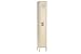 Single Tier Republic Locker 12x15x60 1 Door Assembled Tan