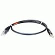2ft Cat6 Ethernet Network Crossover Cable, Molded - Black