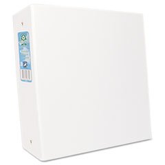 Elements Eco-Friendly D-Ring Binder, 3 Capacity, White