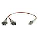 Tripp Lite N458-001-50 Duplex Multimode 50/125 Fiber Adapter, LC-M/SC-F - 1ft