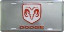 Dodge Logo License Plate