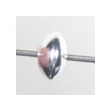 (12) 3.3x2mm Sterling Silver SAUCER Beads