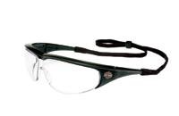 Bacou-Dalloz Harley-Davidson 400 Series High-Tech High Style Wrap Around The Face Glasses With Black Frame Silver Mirror Hard Coat Lens