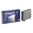 P2 Series 3.5" USB External Silver Aluminium IDE Enclosure with Data Flash