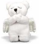 Brownlow Gift 84873 Plush Prayer Bear With Wings, White - 5.75 in.