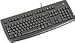 Logitech Deluxe 250 OEM USB Black Single English / Hebrew Keyboard w/ White English & Gold Hebrew Letters - 967738-0403H