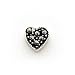 Sterling Silver Marcasite Heart Earrings