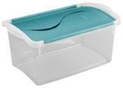 7QT Hinged Lid Stor Box, Sold By Pack Of 6 Only...