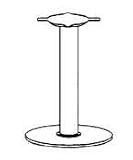 Cast Iron Table Base For Top Size 24in. to 30in.