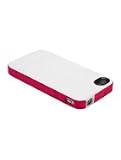 Incase CL59890 Slider for iPhone 4/4S - 1 Pack - Retail Packaging - White/Raspberry