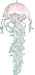 Christmas Holiday White Ocean JellyFish Luminescent Ornaments-10\