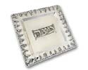 Passover Matzah Plate Silver Platted 12 Jewish Holiday