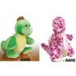 Webkinz KEY Lime Dino and Spotty Dinosaur Large Full Size