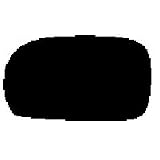 1995-2002 SUZUKI ESTEEM Flat, Driver Side Replacement Mirror Glass by Automotive Mirror Glass