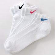 Nike Women's Performance Low Cut Socks 3 Pair - Shoe Size: 6-10 White - Made in USA