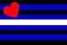 5FT X 3FT GAY PRIDE LEATHER FLAG