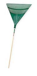 Westward 2MVT1 Leaf Rake, 26 1/2 In Blade