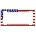 USA Patriotic #1 License Plate Frame (Made of Plastic)