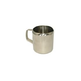 300ml (10floz) - Stainless Steel Milk Jug - Suitable for Latte, Cappucino