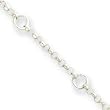 Sterling Silver Fancy Child's Bracelet