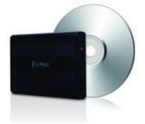 120GB USB 2.0 2.5PORTABLE Black Metal Enclosure with USB Cable