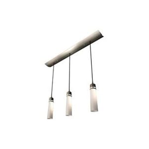 American Fluorescent ARPB313SNEC Aria Aluminum Die-Cast 3 Light Pendant, Linear, Satin... by American Fluorescent