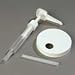 Carlisle 38310120P White Plastic Pump and Lid Set with 5-Inch Tube (Case of 12)