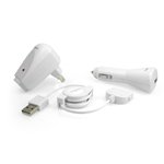Click here to buy Apple iPod USB Travel Kit with Car Charger/ Travel Adapter/ Cable- White by iPod.