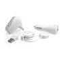 Apple iPod USB Travel Kit with Car Charger/ Travel Adapter/ Cable - White