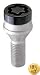 McGard 27178 Chrome/Black Bolt Style Cone Seat Wheel Locks (M12 x 1.5) - Set of 4
