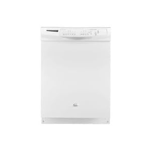 Whirlpool : GU2800XTVQ 24in Full Console Dishwasher with 6 Automatic Cycles White by
