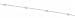 14kt White Gold 6 Diamond Anklet- DS1095