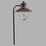 Low Voltage Landscape Light - Antique Bronze - Clear Optic Seeded