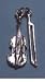 Fiddle & Bow Charm